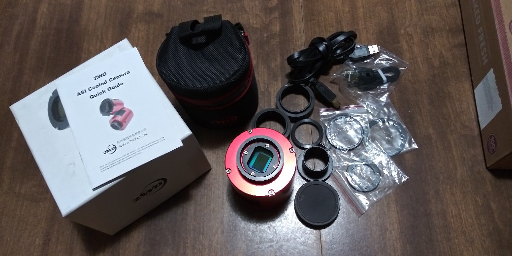 zwo asi294mc pro cooled astronomy camera